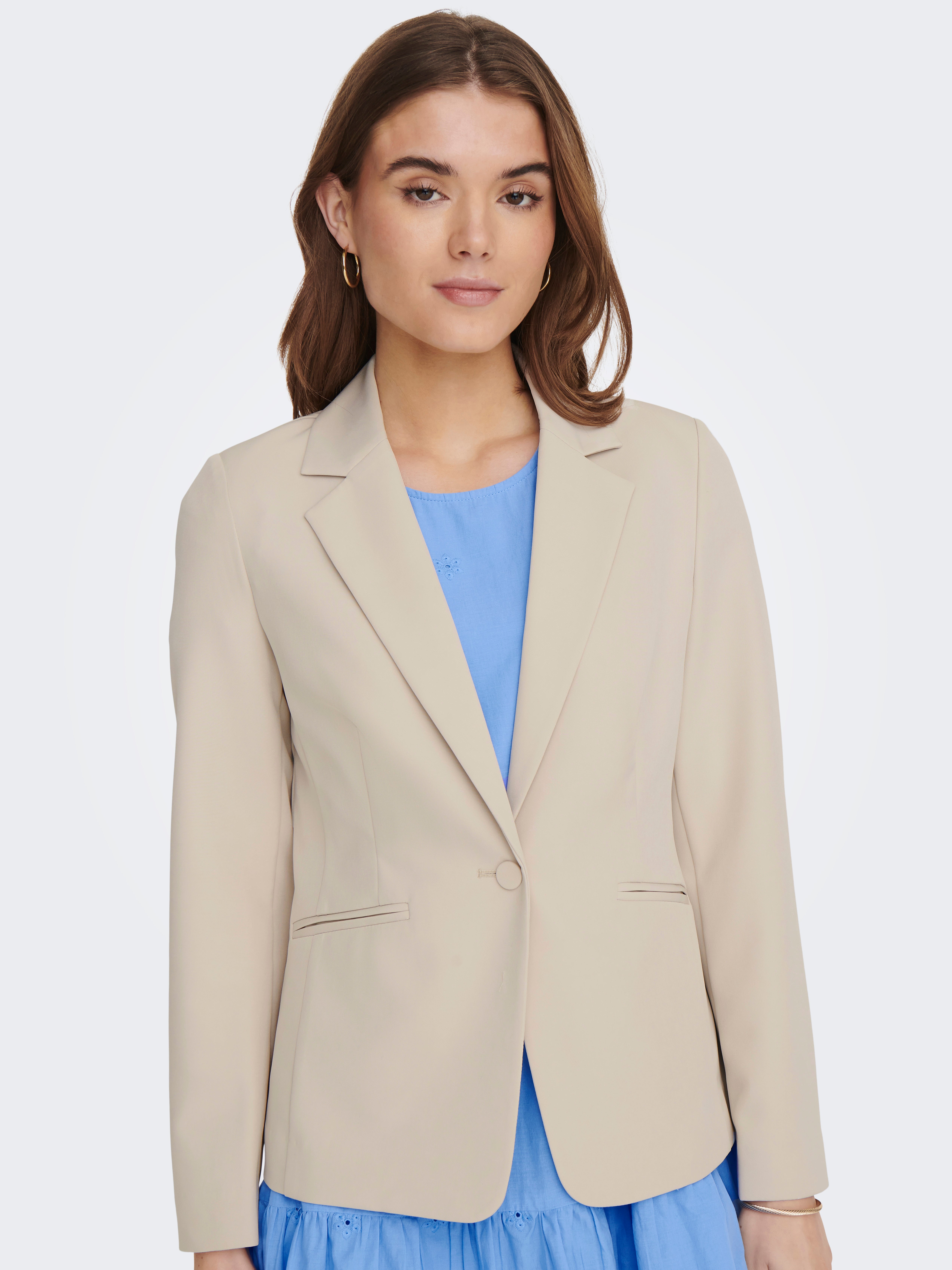 Notch lapel clearance blazer