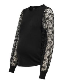 ONLY Pull-overs Col rond -Black - 15248447