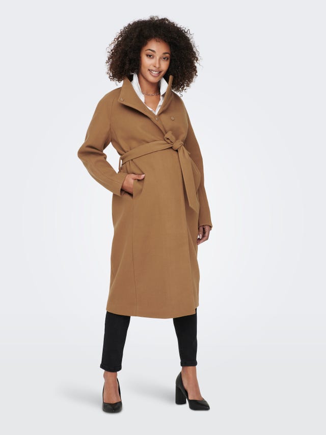 ONLY High neck Coat - 15248529