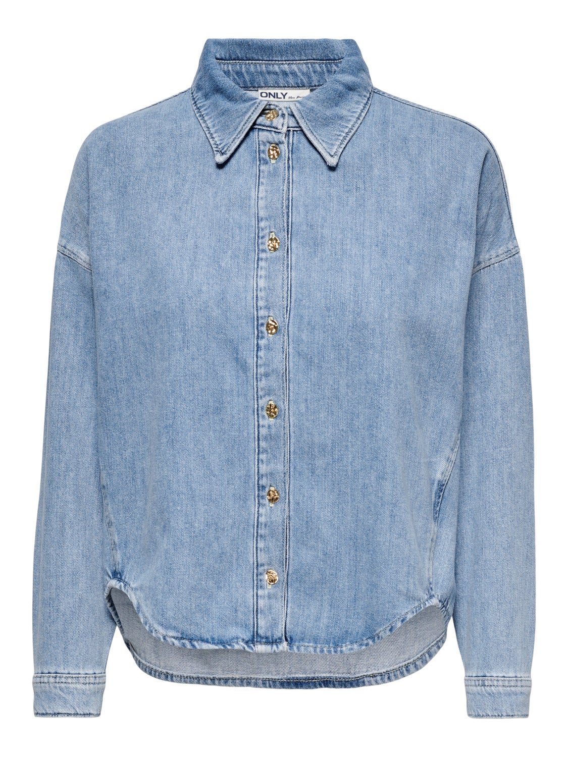 denim loose shirt