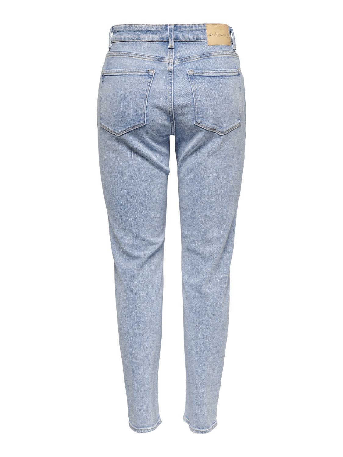 ONLY ONLEMILY STRETCH HIGH WAIST STRAIGHT ANKLE JEANS -Light Blue Denim - 15248715