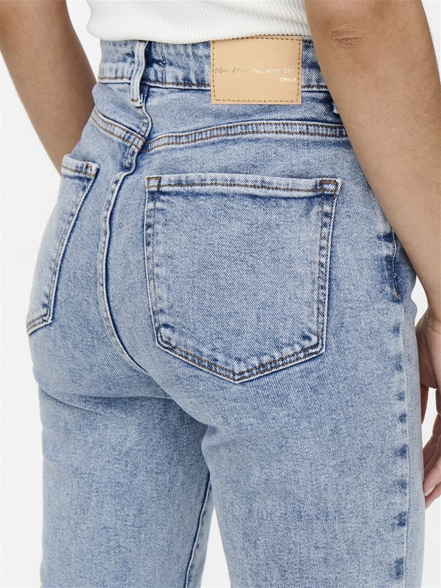 ONLY Gerade geschnitten Hohe Taille Jeans - 15248715