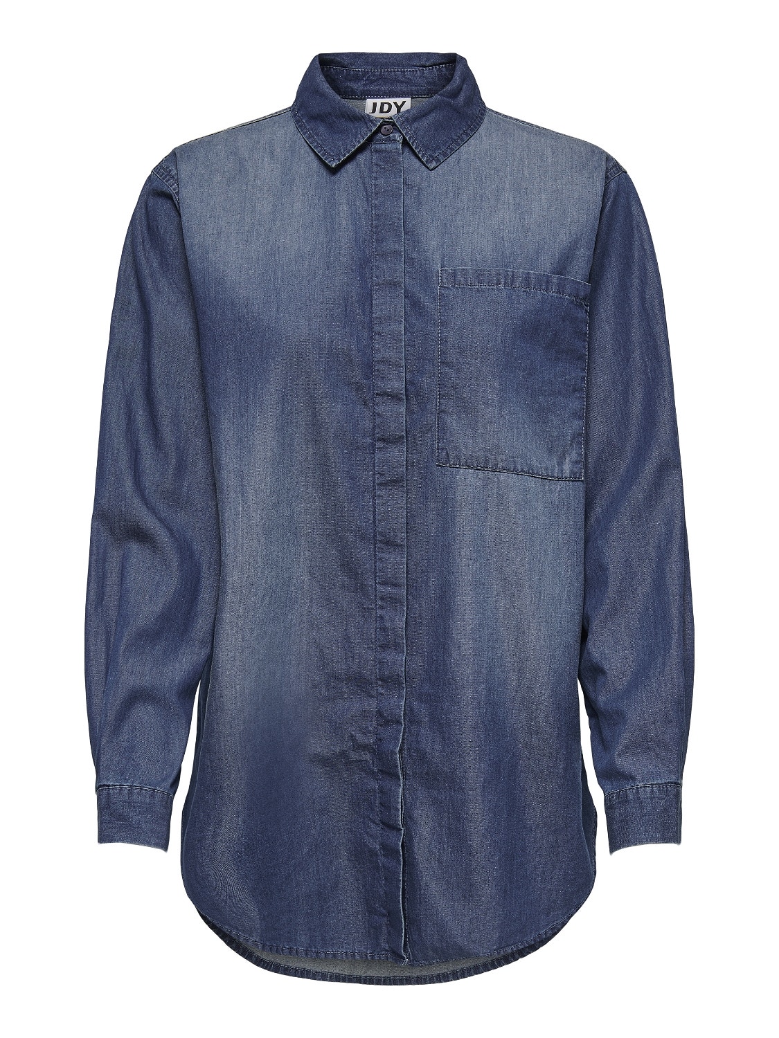 ONLY Oversize fit Skjorta -Medium Blue Denim - 15248765