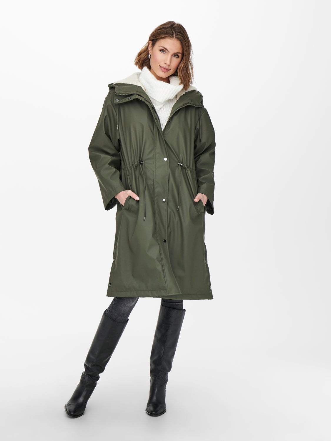 rain long coat