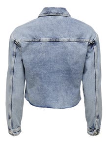 ONLY Short Denim jacket -Light Blue Denim - 15248948