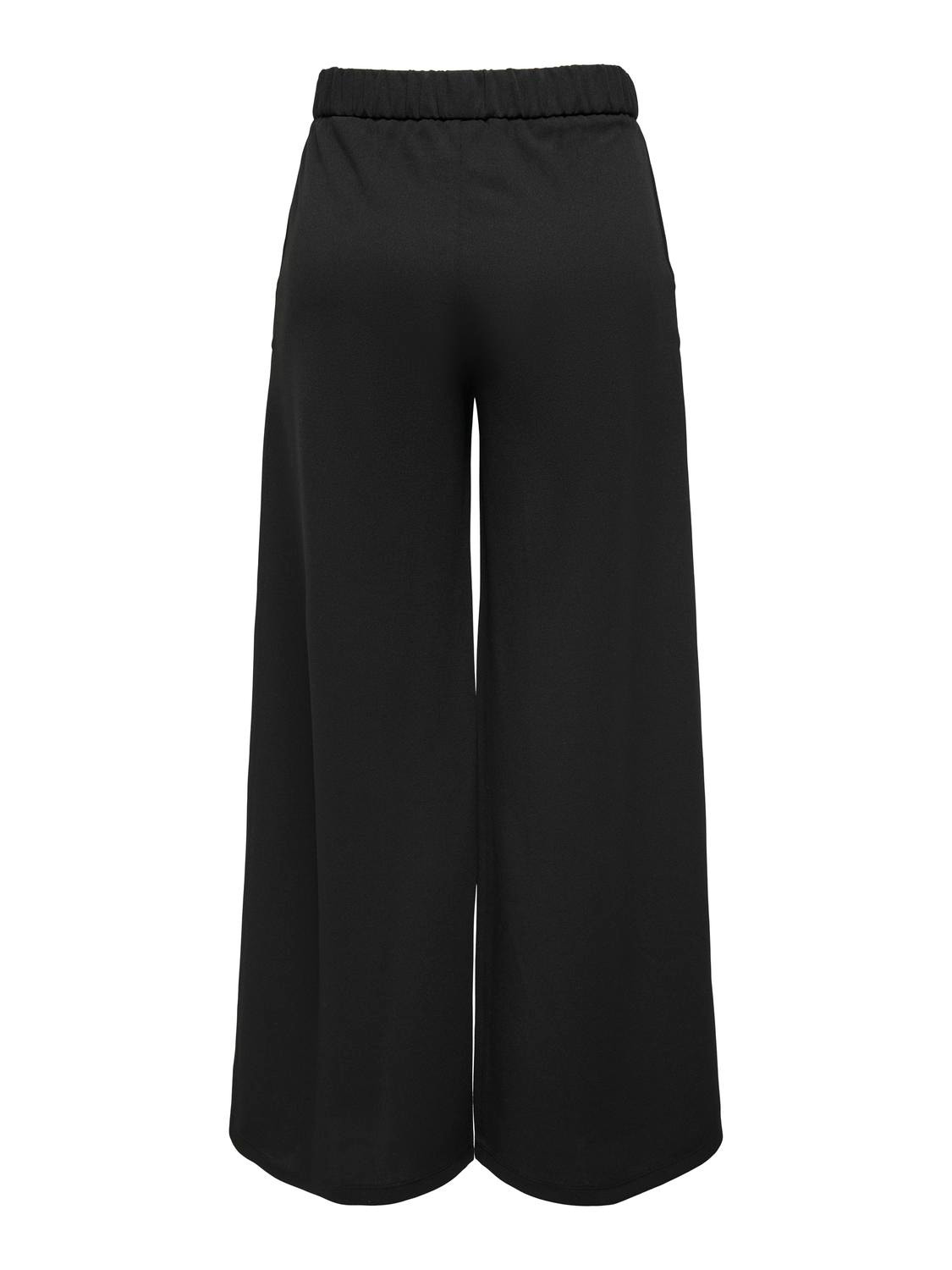 ONLY Wide Trousers -Black - 15249043