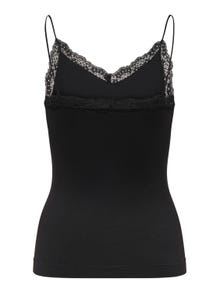 ONLY Sans coutures Top -Black - 15249083