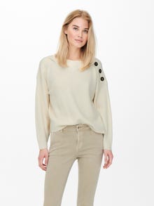 ONLY Boutons Pullover -Whitecap Gray - 15249132