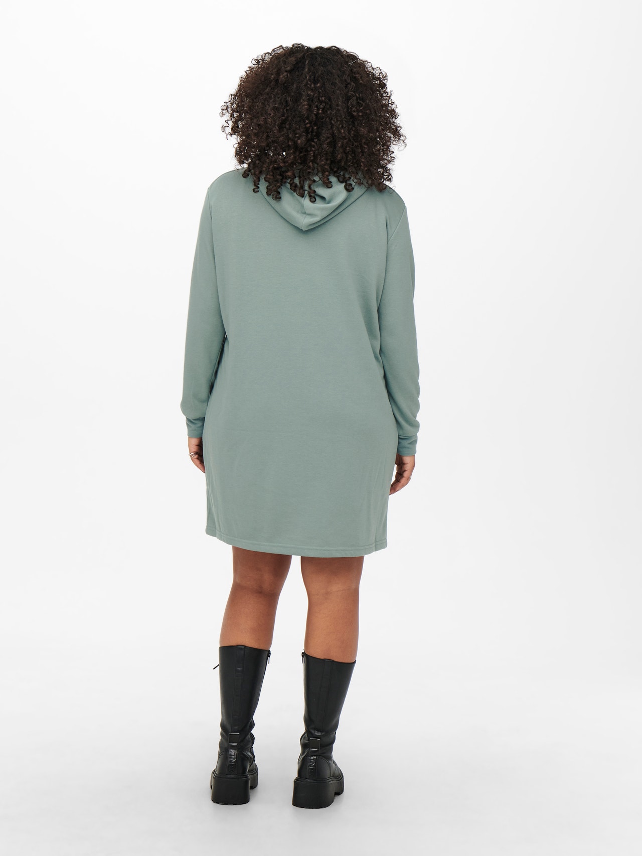 ONLY Regular fit O-hals Korte jurk -Chinois Green - 15249175