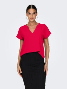 ONLY Redovno prianjanje V-izrez Rukavi za glasnoću Vrh -Ski Patrol - 15249287