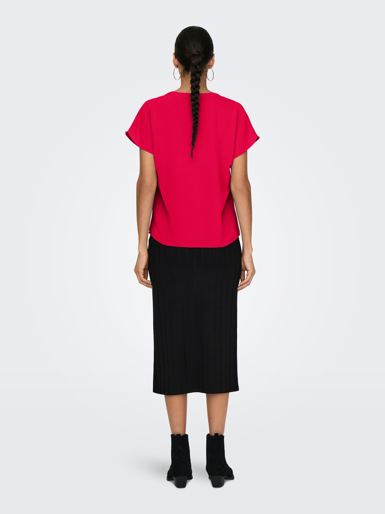 ONLY Redovno prianjanje V-izrez Rukavi za glasnoću Vrh -Ski Patrol - 15249287