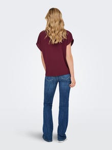 ONLY JDYLION Top -Maroon Banner - 15249287