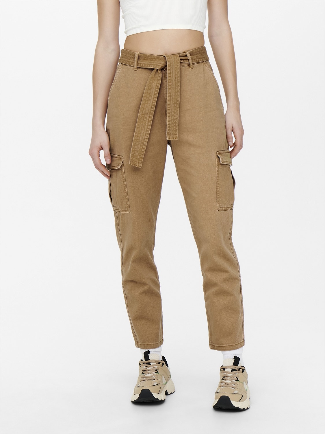 Cargo Fit High waist Trousers with 50% discount!