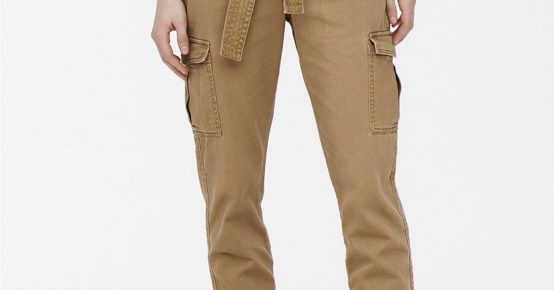 Pantalones cargo de tiro alto Pantalones con 50% de descuento