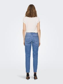 ONLY ONLEMILY HIGH WAIST STRAIGHT JEANS -Light Blue Denim - 15249500