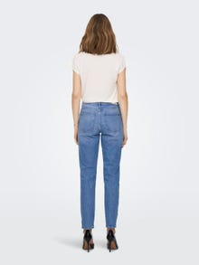 ONLY Straight Fit High waist Jeans -Light Blue Denim - 15249500