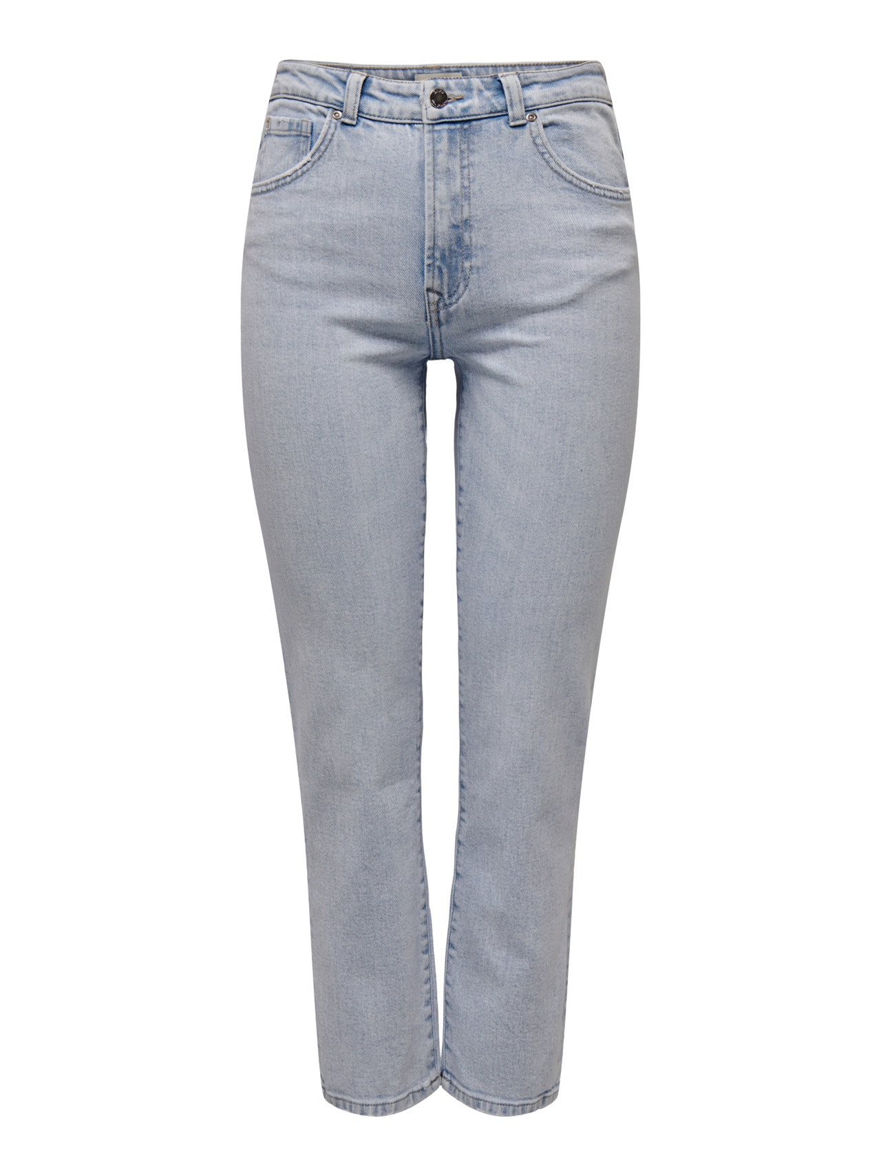 ONLY Jeans Slim Fit Taille extra haute -Light Blue Denim - 15249514