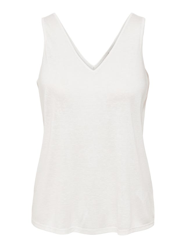 ONLY Loose Fit V-Neck Tank-Top - 15249543