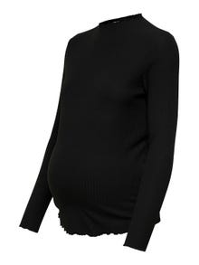 ONLY Mama high neck Top -Black - 15249581