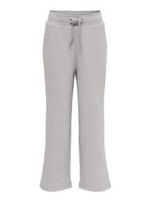 ONLY Pantalons Regular Fit Taille moyenne Jambe évasée -Gull Gray - 15249696