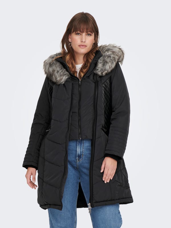 ONLY Carmakoma Robber Faux Leather Jacket, zwart, 54 ONLY Carmakoma Robber Faux Leather Jacket, zwart, 54