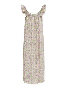 ONLY Frill strap Midi dress -Peyote - 15250011