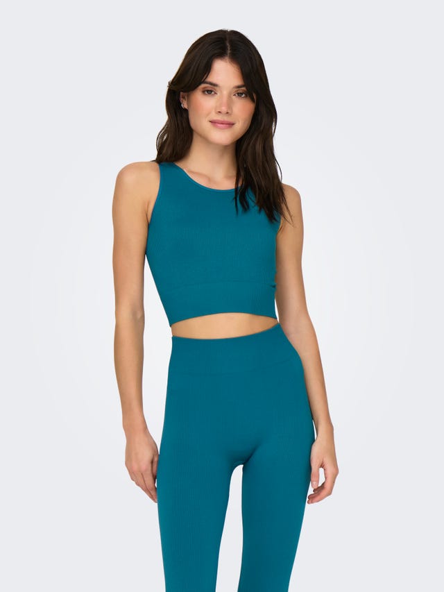 ONLY Seamless Cropped Training Top - 15250051