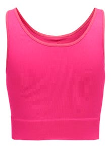 ONLY Nahtloses Trainingstop -Pink Glo - 15250051