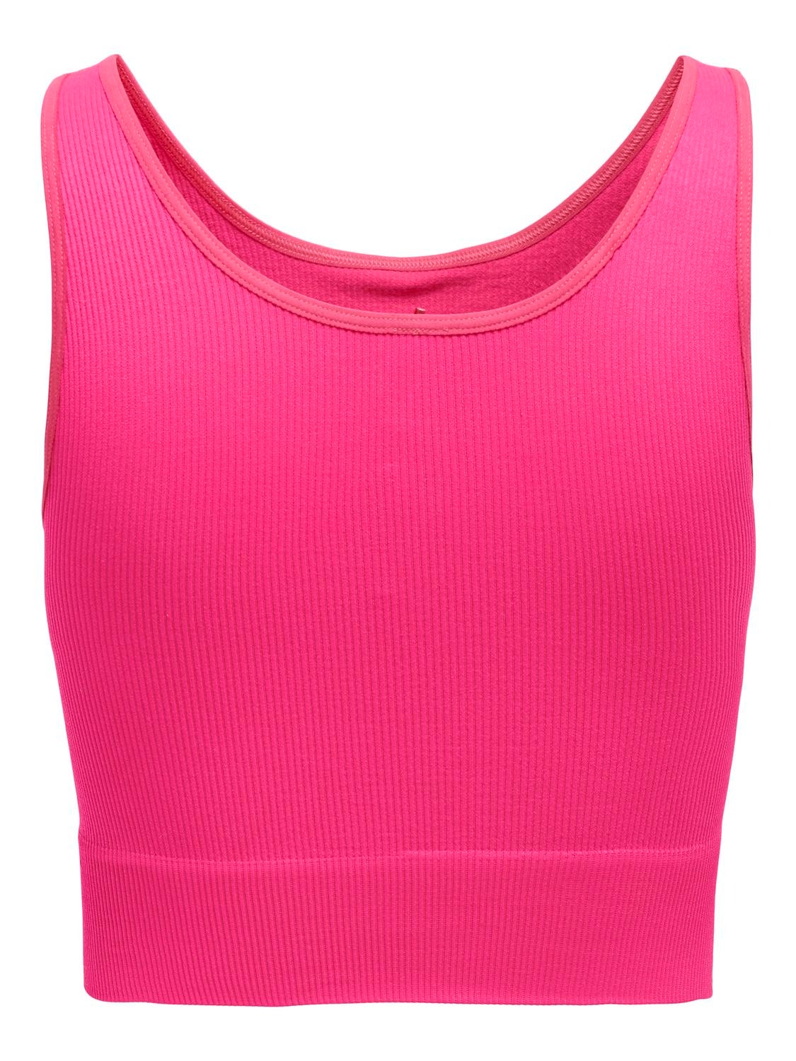 ONLY Sin costuras Top de deporte -Pink Glo - 15250051