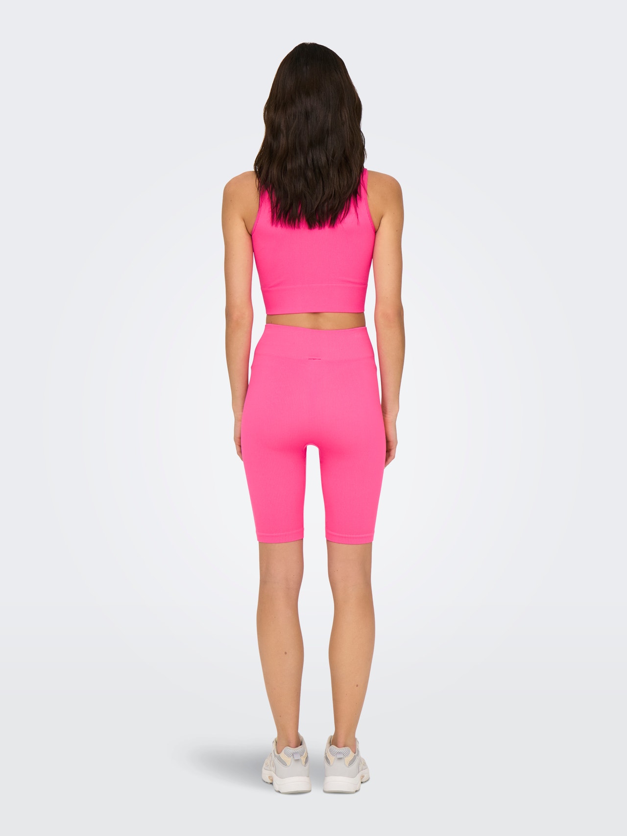 ONLY Seamless Cropped Training Top -Pink Glo - 15250051
