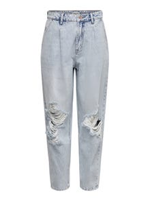 ONLY Baggy fit Jeans -Light Blue Denim - 15250054