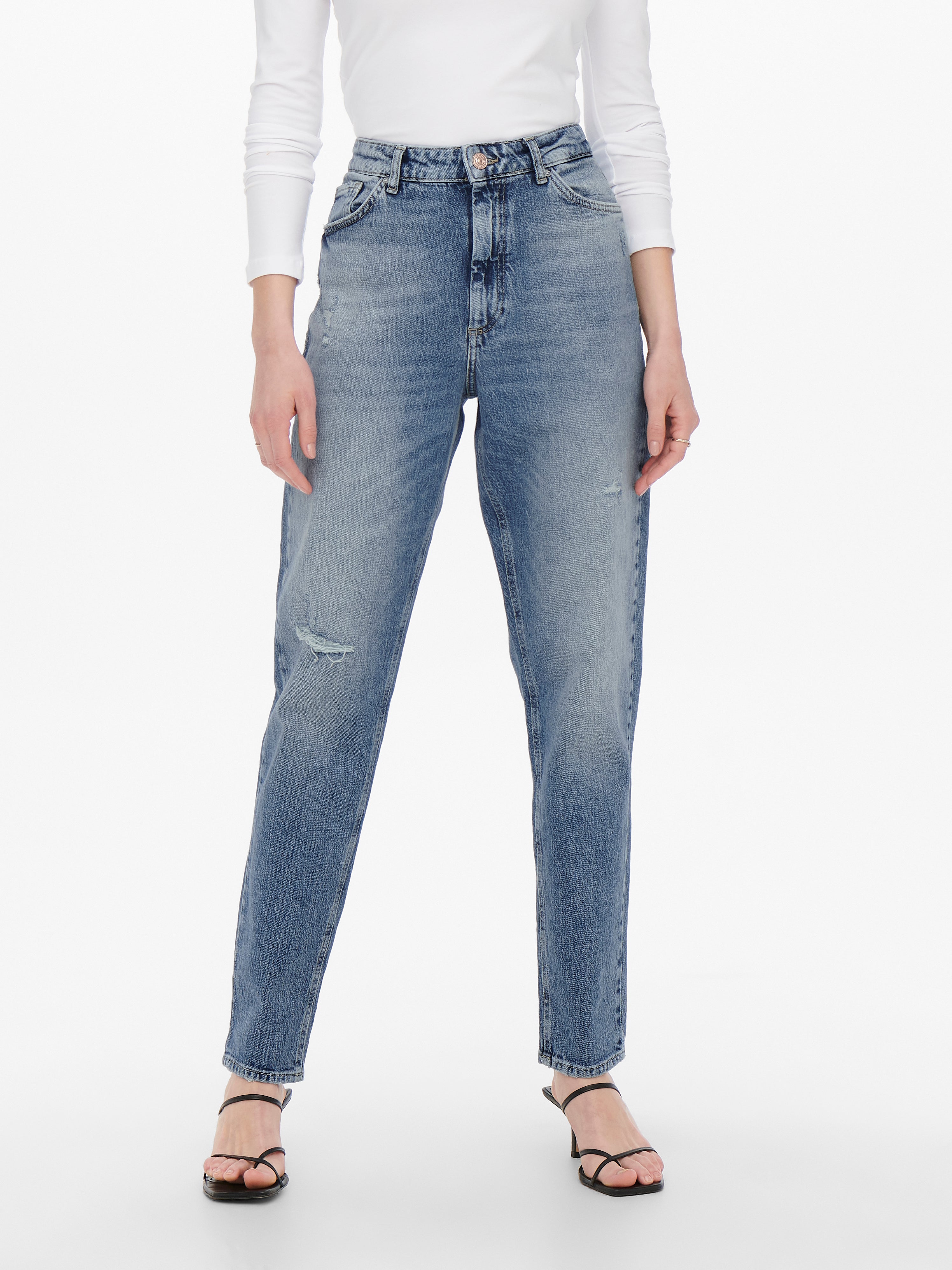 ONLVeneda D chir taille haute jean mom avec une remise de 20