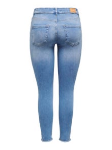 ONLY ONLBlush normalhöga Skinny fit-jeans -Light Medium Blue Denim - 15250087
