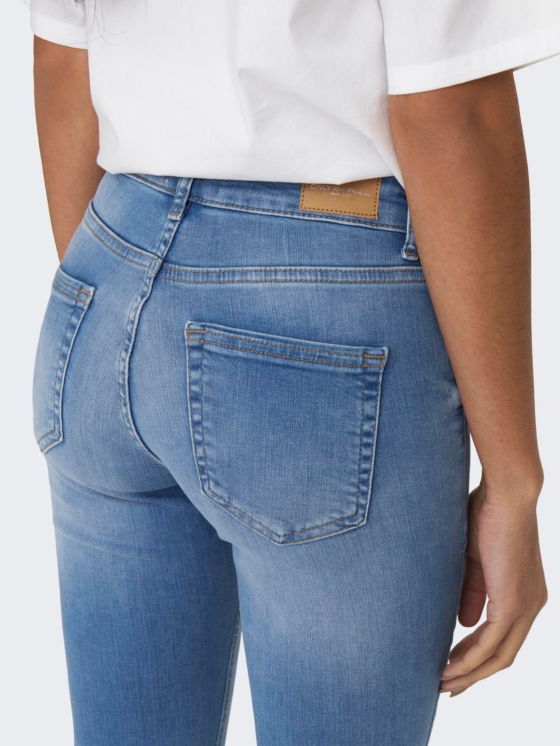 ONLY ONLBlush mid Skinny fit jeans -Light Medium Blue Denim - 15250087