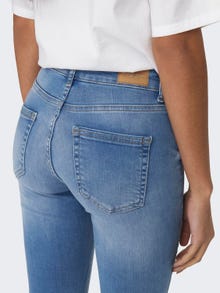 ONLY ONLBLUSH MID WAIST SKINNY ANKLE Jeans -Light Medium Blue Denim - 15250087