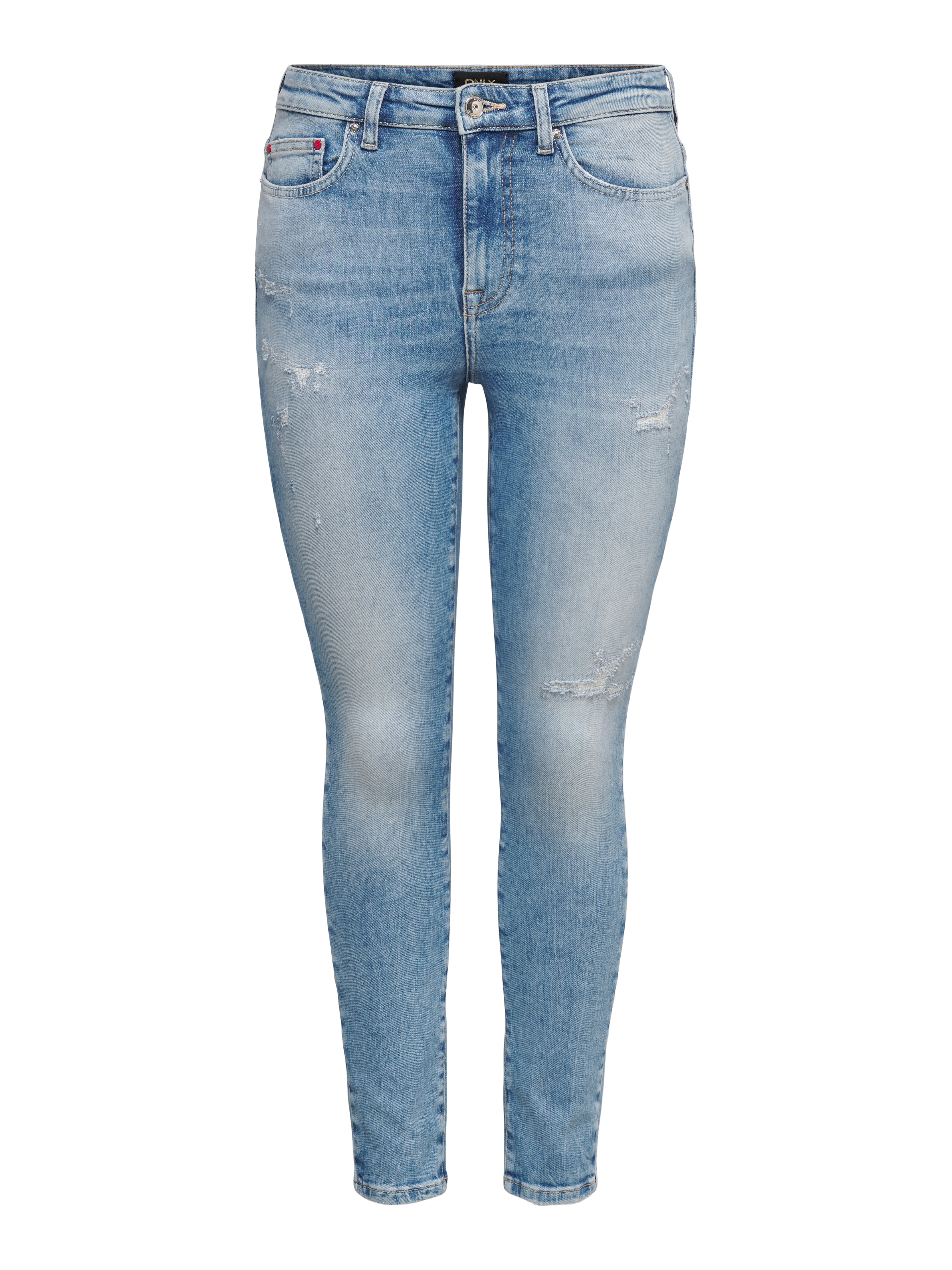 Skinny Fit Hohe Taille Jeans Medium Blue ONLY