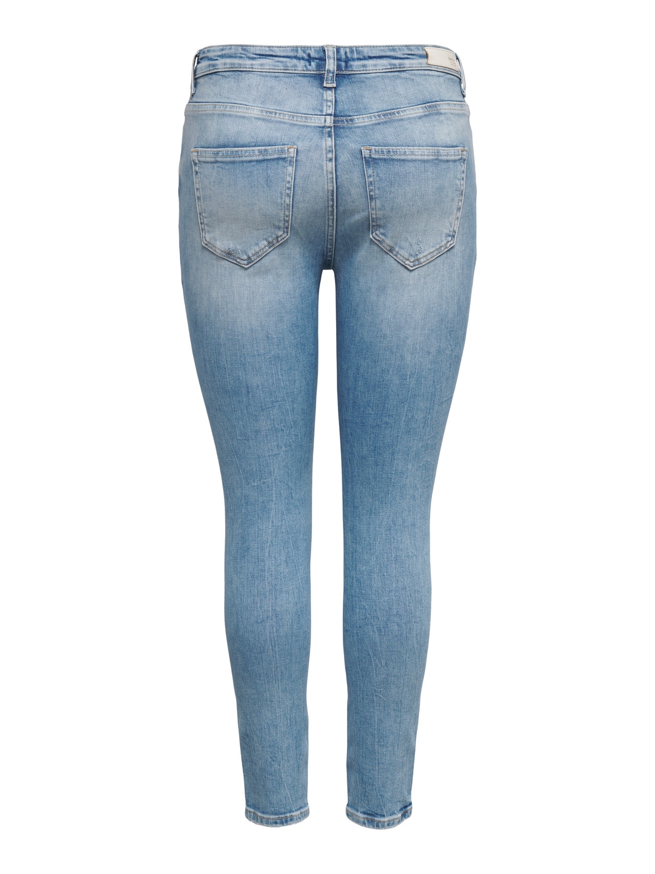 ONLY Jeans Skinny Fit Taille haute -Light Medium Blue Denim - 15250149