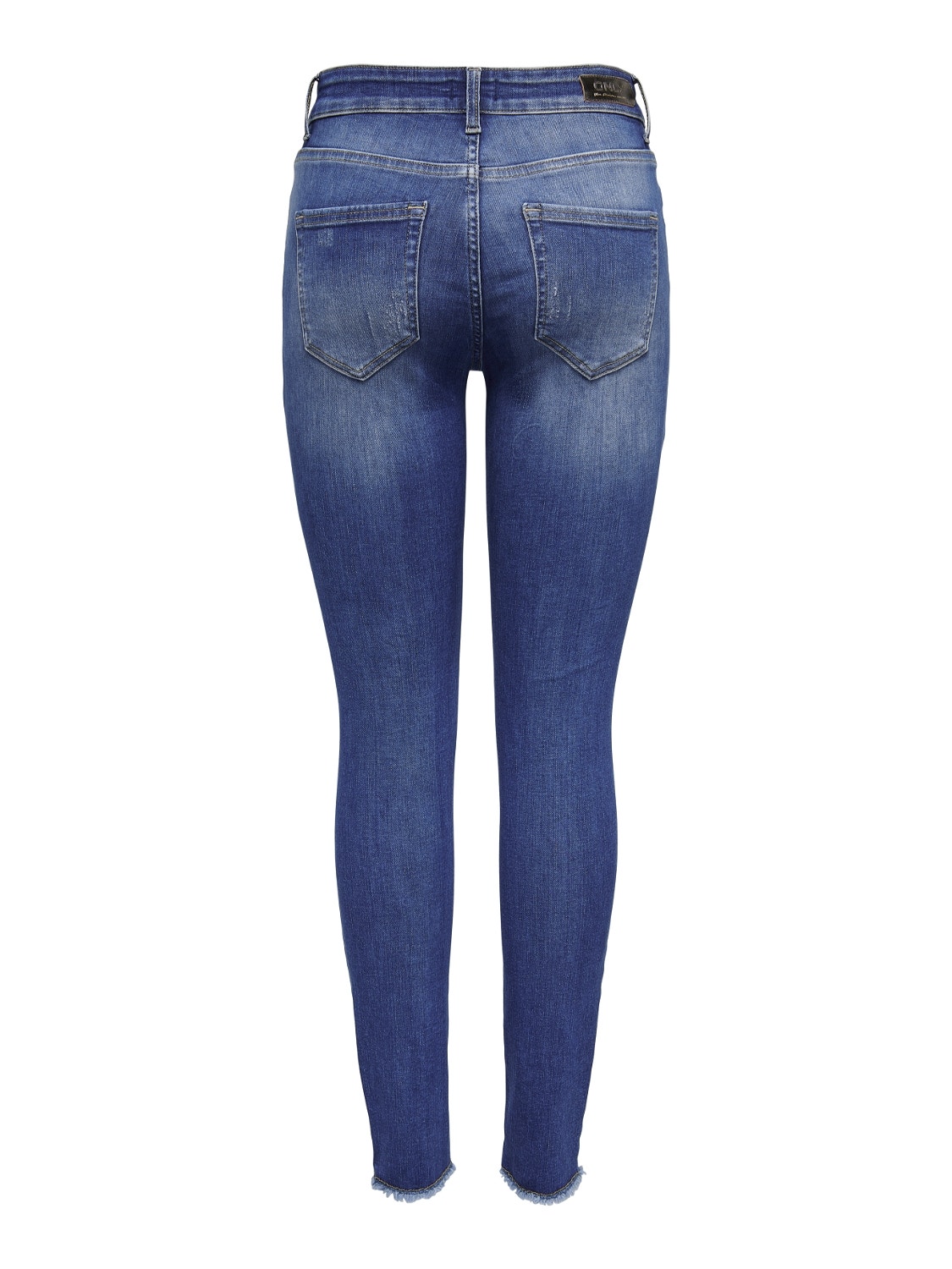 ONLY ONLBlush mid al tobillo con roturas Jeans skinny fit -Medium Blue Denim - 15250169