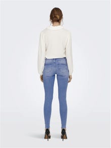ONLY Skinny Fit Mid waist Jeans -Special Bright Blue Denim - 15250273