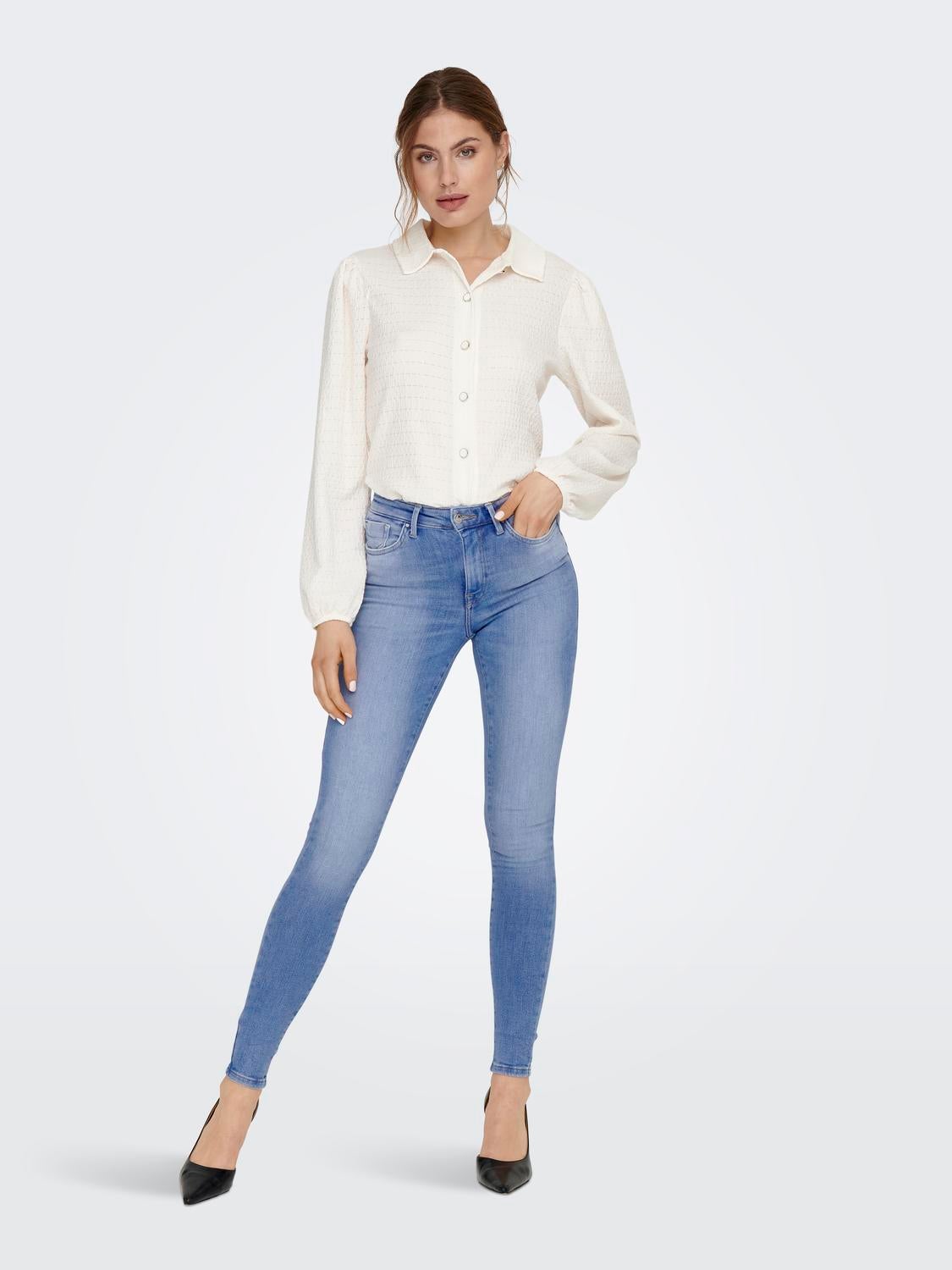 JEANS SÚPER SKINNY CROP CINTURA ALTA 9326STOB