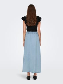 ONLY Long skirt -Light Blue Denim - 15250371
