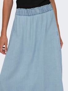 ONLY Maxi Denim Skirt -Light Blue Denim - 15250371