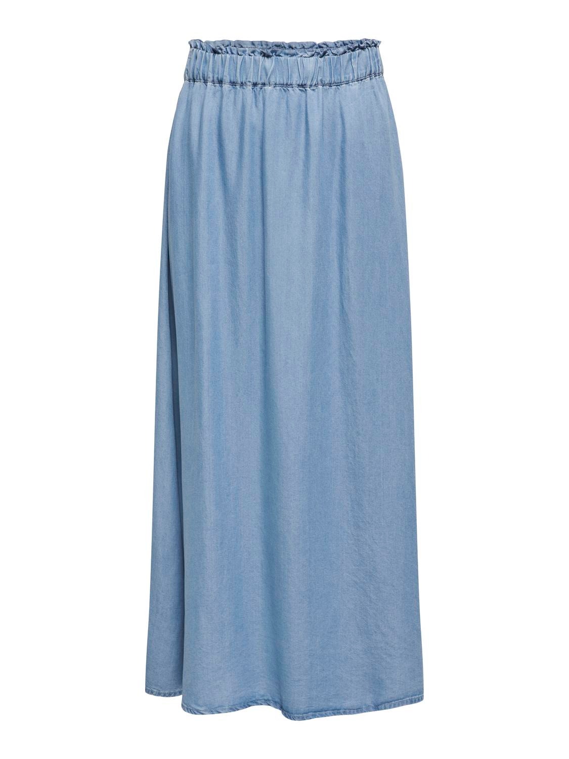 ONLY Maxi Denim Skirt -Medium Blue Denim - 15250371