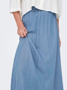 ONLY Lång kjol -Medium Blue Denim - 15250371
