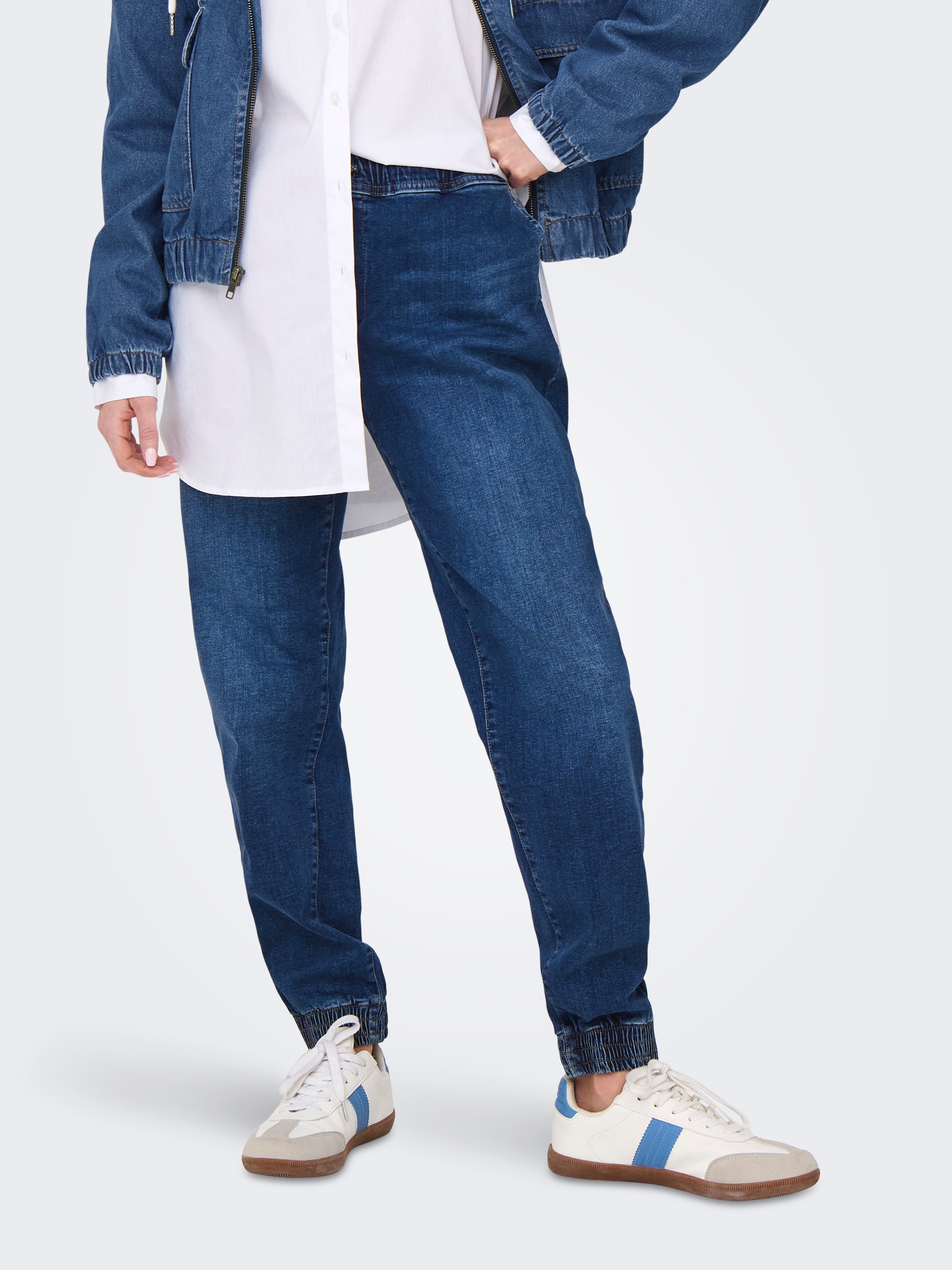 Thumbnail - Onlkelda Mittlere Taille Karotte Jeans