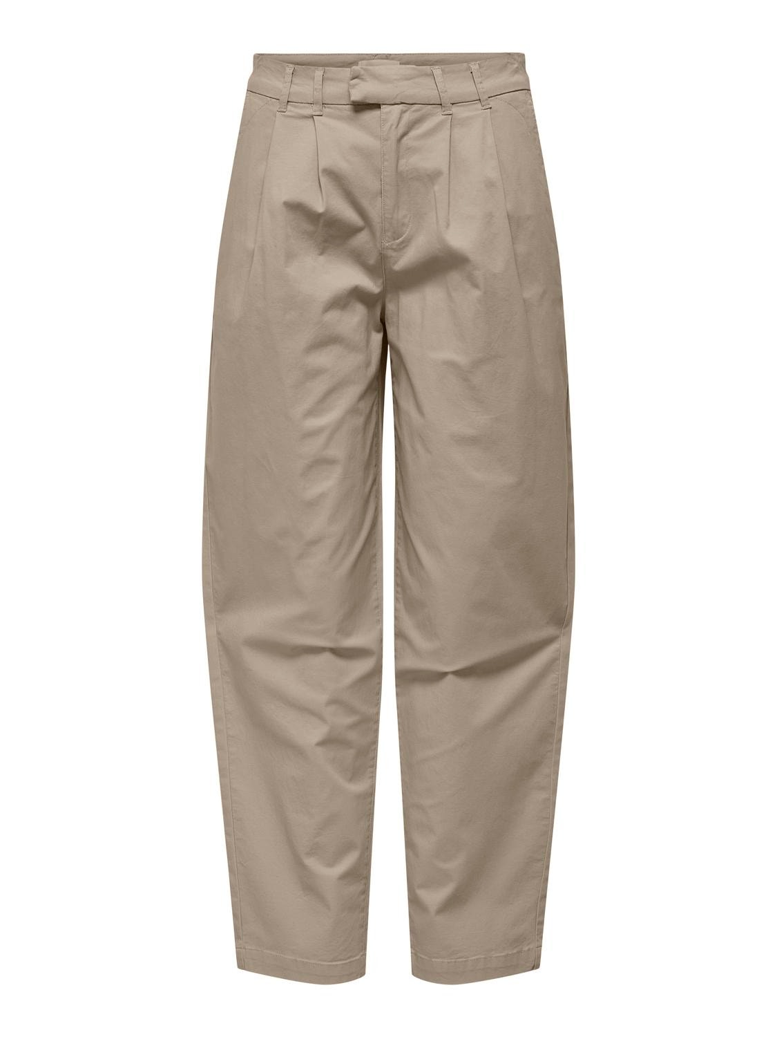 ONLY Lös veck Chinos -Silver Mink - 15250445