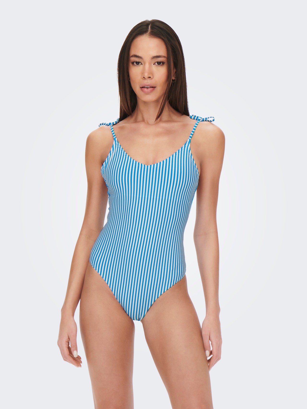 ONLY High waist Verstelbare schouderbanden Zwemkleding -Blue Aster - 15250479