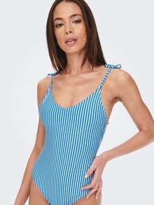 ONLY Bow detailed Swimsuit -Blue Aster - 15250479