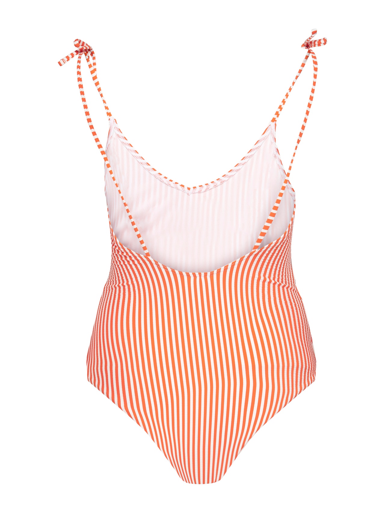 ONLY High waist Adjustable shoulder straps Swimwear -Cherry Tomato - 15250479