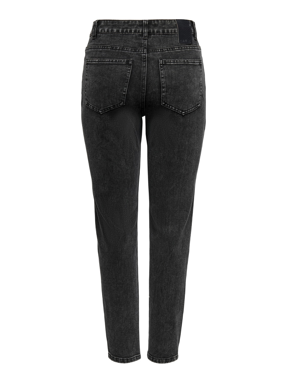 ONLY ONLEmily taille haute Jean droit -Washed Black - 15250500